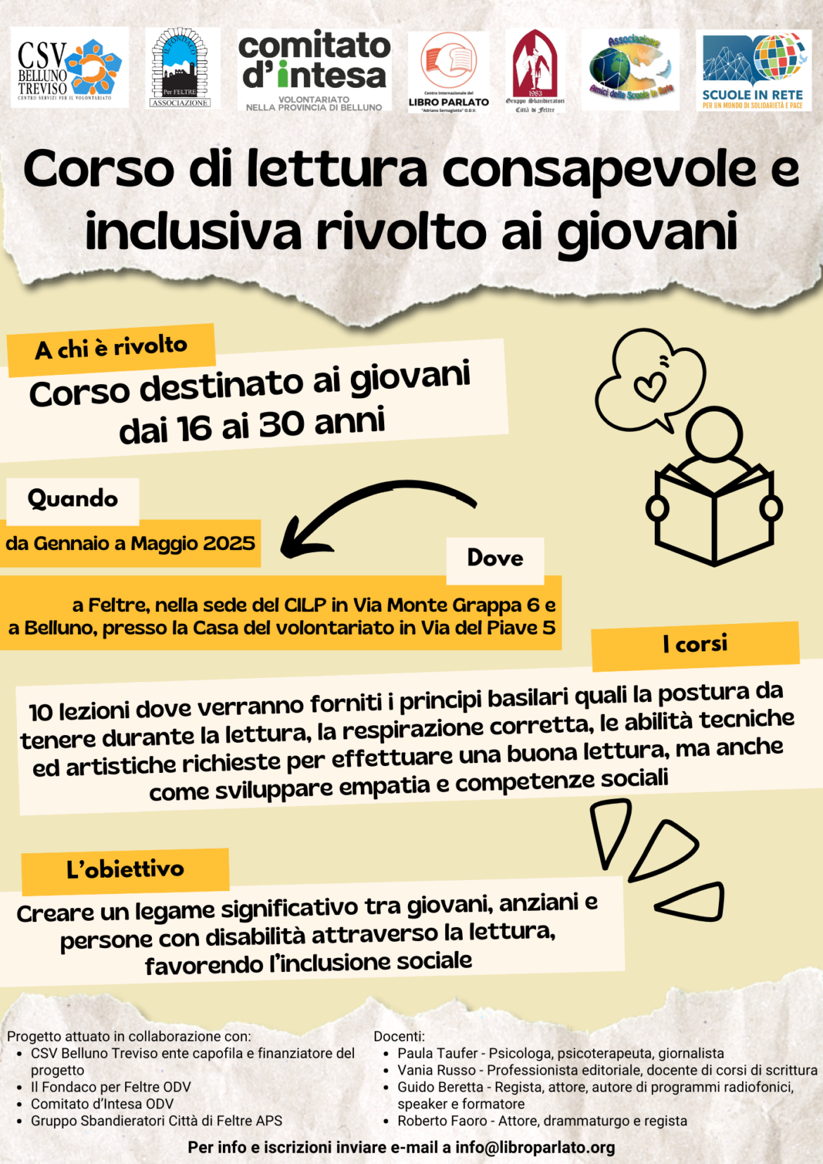 Corso di lettura consapevole e inclusiva